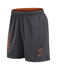 Nike Men's Texas Orange/Anthracite Longhorns Courtside Standard Issue Dri-fit Reversible Shorts