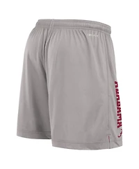 Nike Men's Crimson/Gray Alabama Crimson Tide Courtside Standard Issue Dri-fit Reversible Shorts