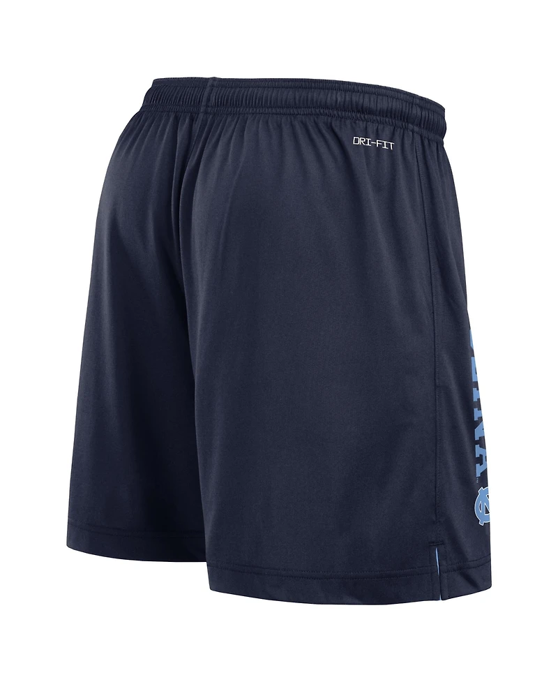 Jordan Men's Carolina Blue/Navy North Tar Heels Courtside Standard Issue Dri-fit Reversible Shorts