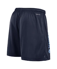 Jordan Men's Carolina Blue/Navy North Tar Heels Courtside Standard Issue Dri-fit Reversible Shorts