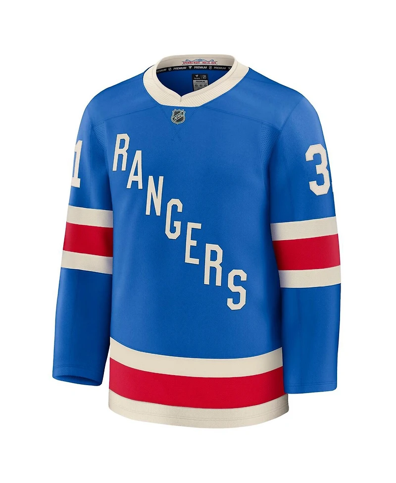 Fanatics Men's Igor Sheltering Blue New York Rangers Centennial Premium Jersey