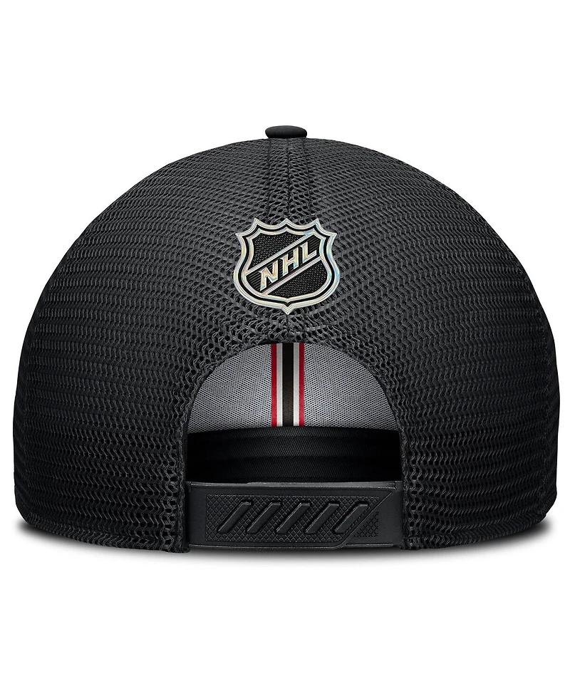 Fanatics Men's Black New Jersey Devils Authentic Pro Home Ice Trucker Adjustable Hat