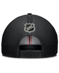Fanatics Men's Black New Jersey Devils Authentic Pro Home Ice Trucker Adjustable Hat