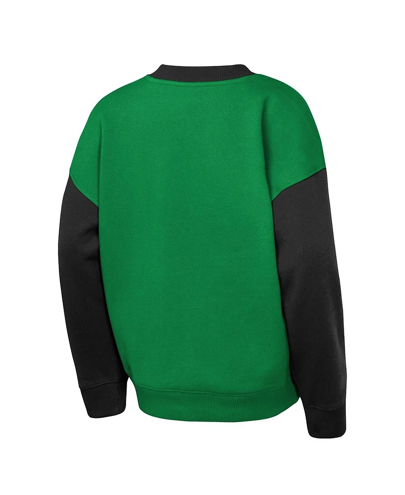 Outerstuff Big Boys and Girls Kelly Green/Black Dallas Stars Impact Player Sweatshirt