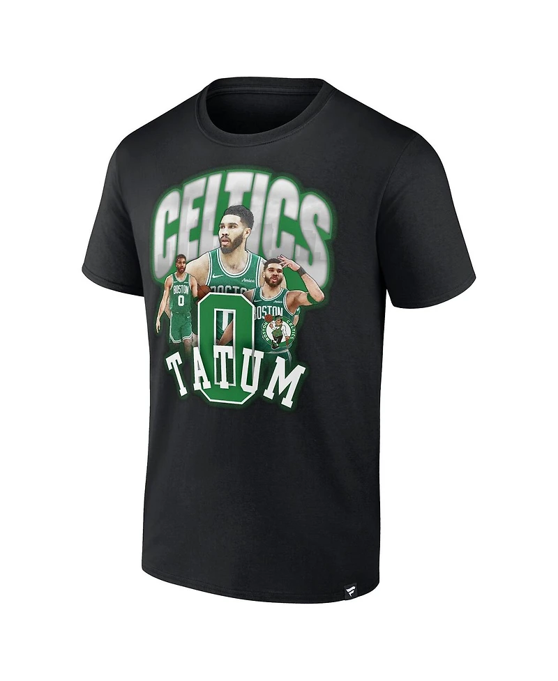 Fanatics Men's Jayson Tatum Black Boston Celtics Notorious 4.0 T-Shirt
