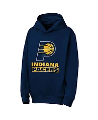 Outerstuff Big Boys and Girls Navy Indiana Pacers Back to the Basics Hoodie Sweatshirt