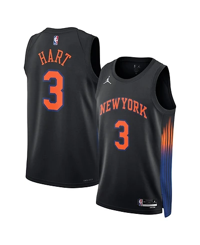 Jordan Men's and Women's Josh Hart Black New York Knicks Swingman Jersey