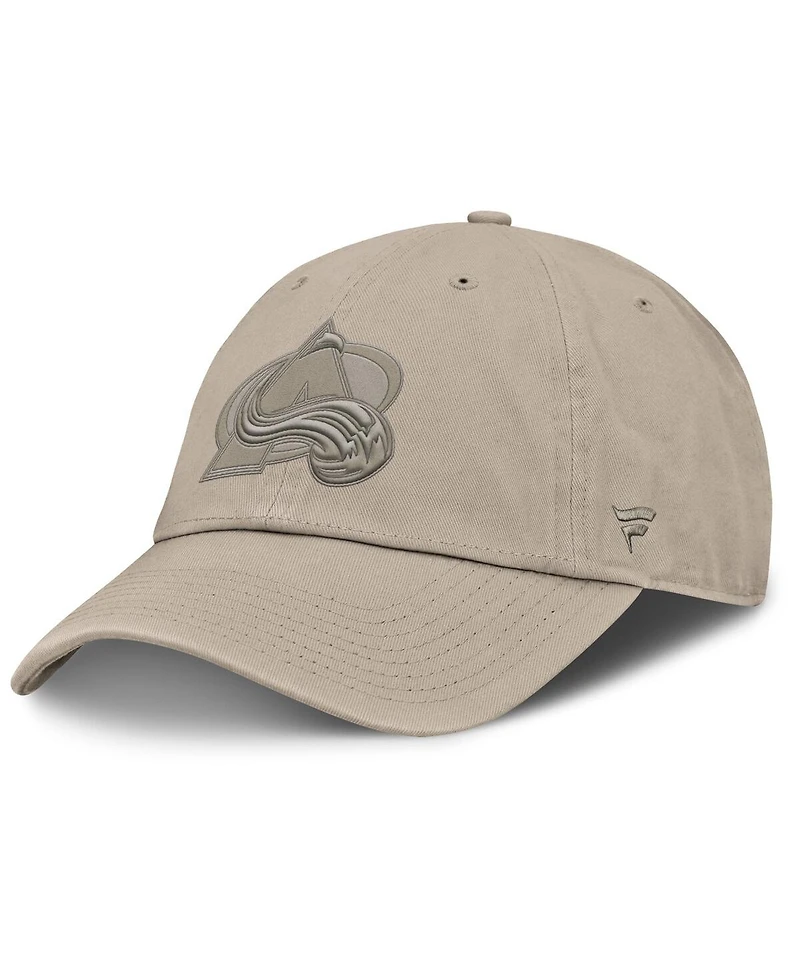 Fanatics Men's Tan Colorado Avalanche Authentic Pro Road Adjustable Hat