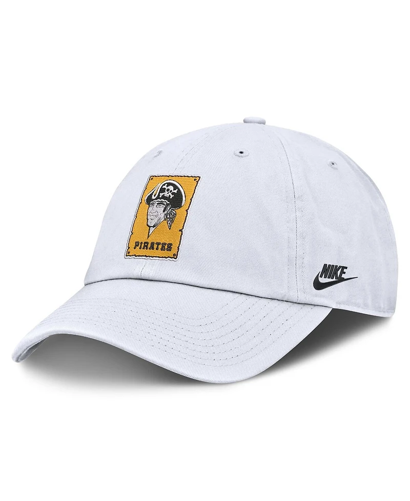 Nike Men's White Pittsburgh Pirates Cooperstown Collection Club Adjustable Hat