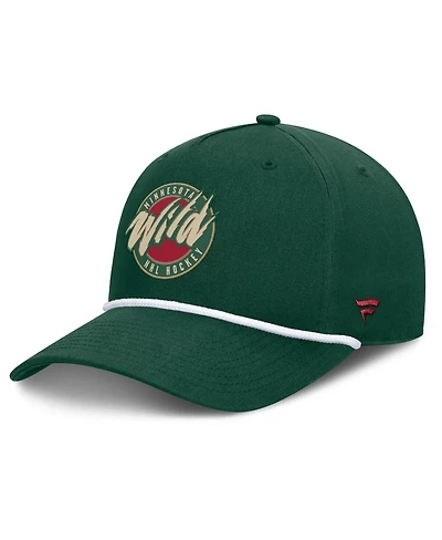Fanatics Men's Green Minnesota Wild 25th Anniversary Alternate Authentic Pro A-Frame Adjustable Hat