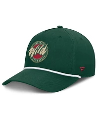 Fanatics Men's Green Minnesota Wild 25th Anniversary Alternate Authentic Pro A-Frame Adjustable Hat