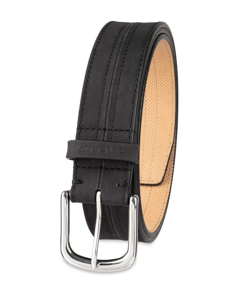 Cole Haan Men's Seam-Stitched Leather Dress Belt