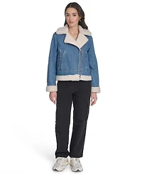 Levi's Women's Denim Moto Zipper Jacket
