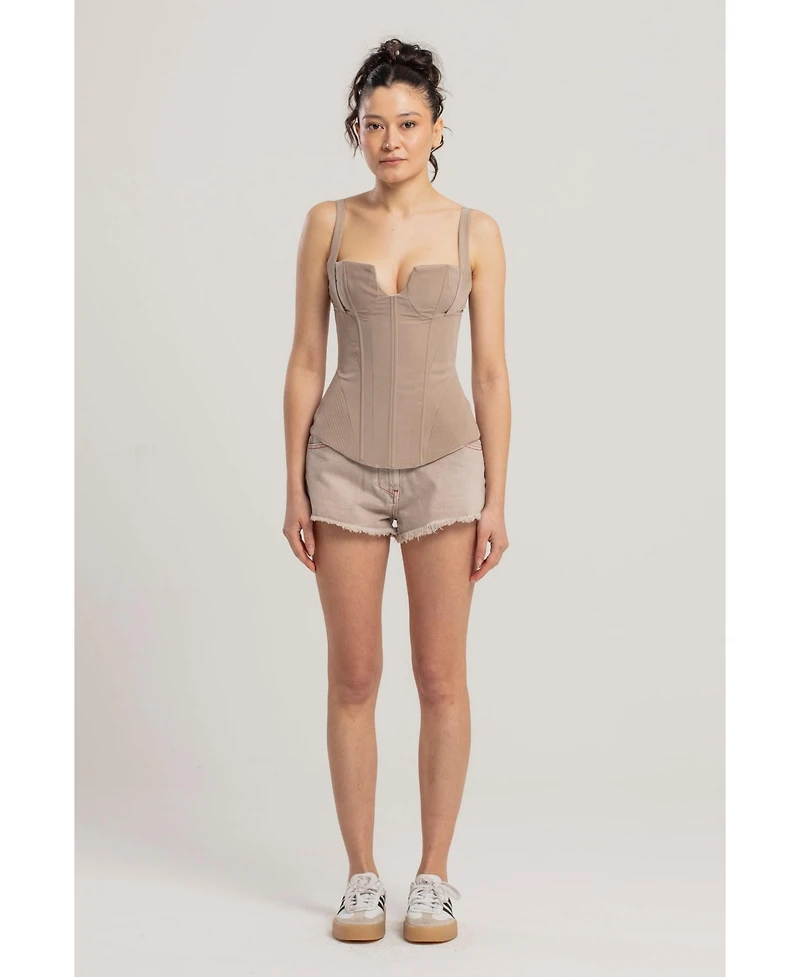 Pcfg Women's Structured Corset Top