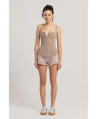 Pcfg Women's Structured Corset Top