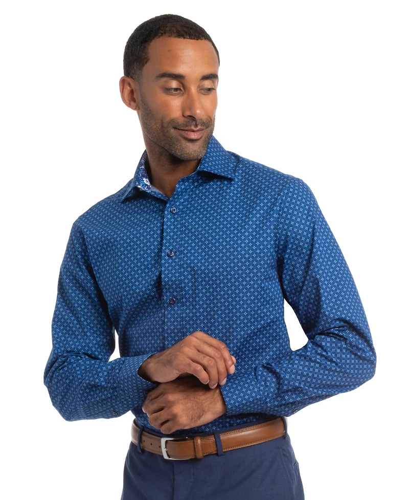 Nick Graham Men's Quad Circles Modern Fit Shirt