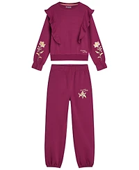 Scotch & Soda Girls 4-6X Long-Sleeve Top and Pants, 2-Piece Set