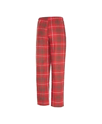 Concepts Sport Men's 2-Piece Red/Pewter Tampa Bay Buccaneers Vector Top and Flannel Pants Sleep Set
