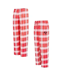 Concepts Sport Women's Red Tampa Bay Buccaneers Ashford Plaid Knit Pants