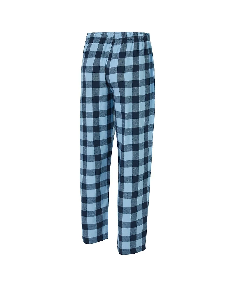 Concepts Sport Men's 2-Piece Light Blue/Navy Tennessee Titans Avondale T-Shirt and Flannel Pants Set