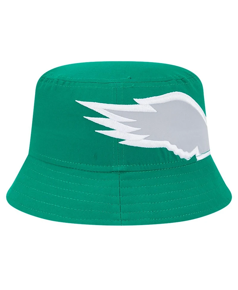 New Era Men's Kelly Green Philadelphia Eagles Helmet Bucket Hat