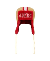 New Era Men's Gold San Francisco 49ers Helmet Head Trapper Knit Hat