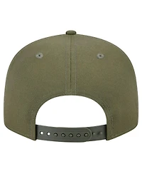 New Era Men's Olive Green Bay Packers Main 9FIFTY Snapback Hat