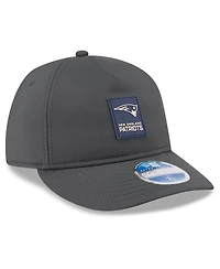 New Era Men's Charcoal England Patriots 2025 Sideline Cold Weather Retro Crown 59FIFTY Fitted Hat