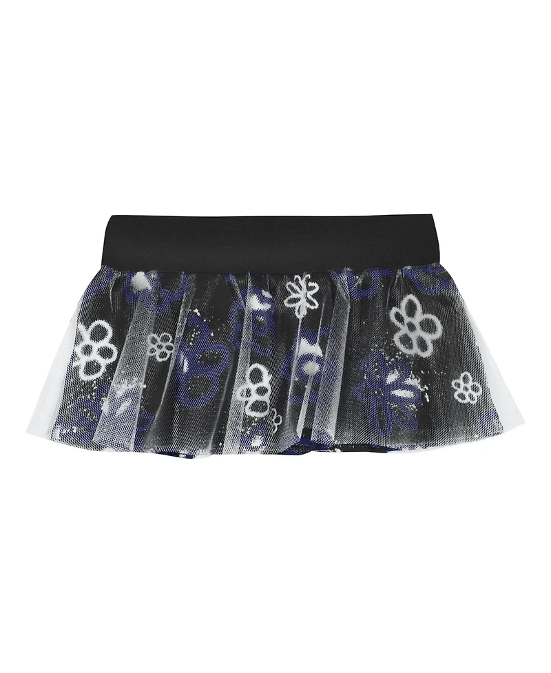 Outerstuff Baby Girls 2-Piece Baltimore Ravens My Team Rocks Bodysuit and Skirt Set