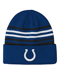 Outerstuff Big Boys and Girls Royal Indianapolis Colts Essentials Cuffed Knit Hat