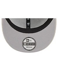 New Era Men's Gray Philadelphia Eagles Cord Rope Corduroy 9FIFTY Snapback Hat