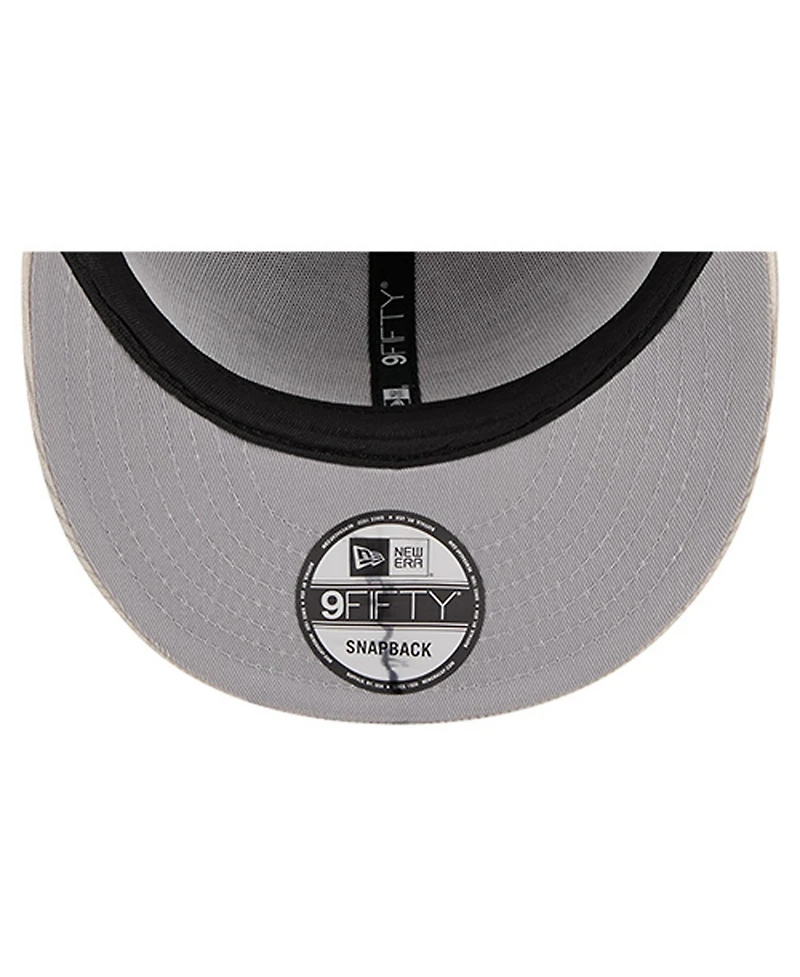 New Era Men's Gray Kansas City Chiefs Cord Rope Corduroy 9FIFTY Snapback Hat