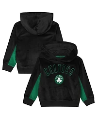 Outerstuff Preschool Black Boston Celtics Velour Hoodie