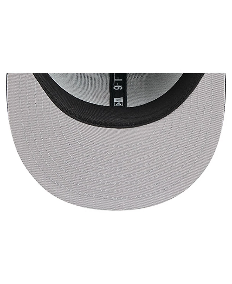 New Era Big Boys and Girls Black New York Rangers 9FIFTY Snapback Hat