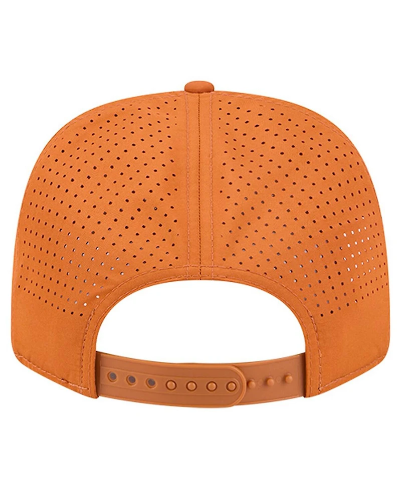 New Era Men's Texas Orange Texas Longhorns Script Performance Rope 9SEVENTY Adjustable Hat