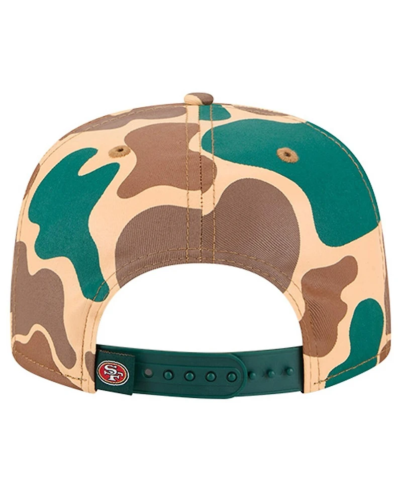 New Era Men's Camo San Francisco 49ers Duck Rope 19TWENTY Adjustable Hat