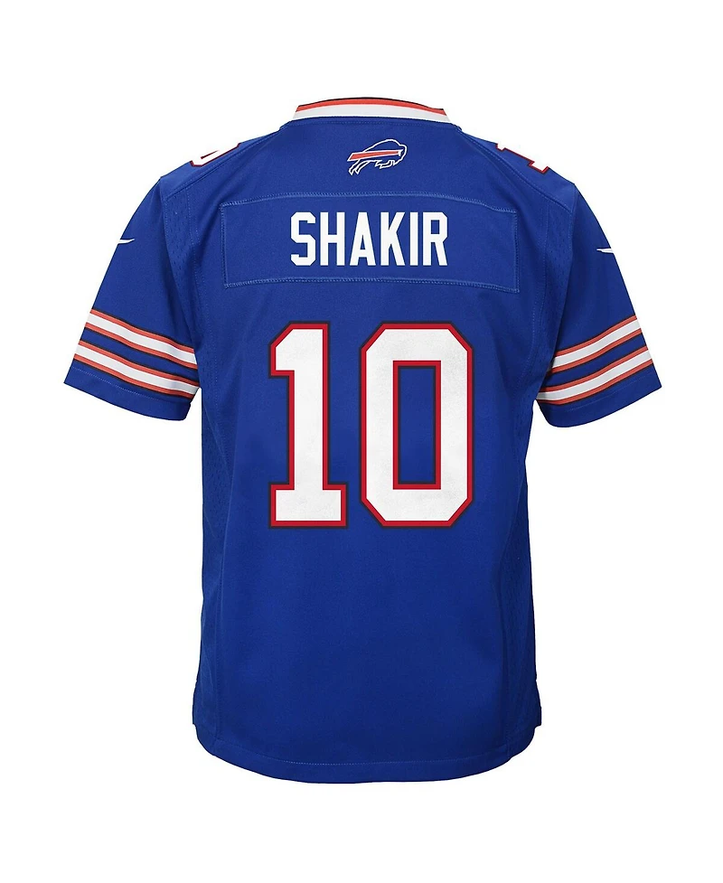 Nike Big Boys and Girls Khalil Shakir Royal Buffalo Bills Team Game Jersey