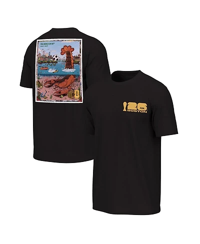 Outerstuff Men's Black 2026 Fifa World Cup Boston Host City Poster Graphic T-Shirt