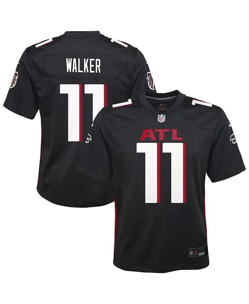 Nike Big Boys and Girls Jalon Walker Black Atlanta Falcons Team Game Jersey