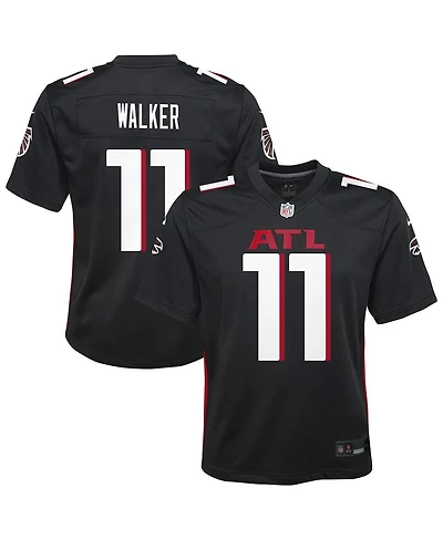 Nike Big Boys and Girls Jalon Walker Black Atlanta Falcons Team Game Jersey