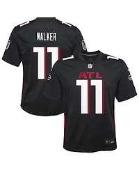 Nike Big Boys and Girls Jalon Walker Black Atlanta Falcons Team Game Jersey