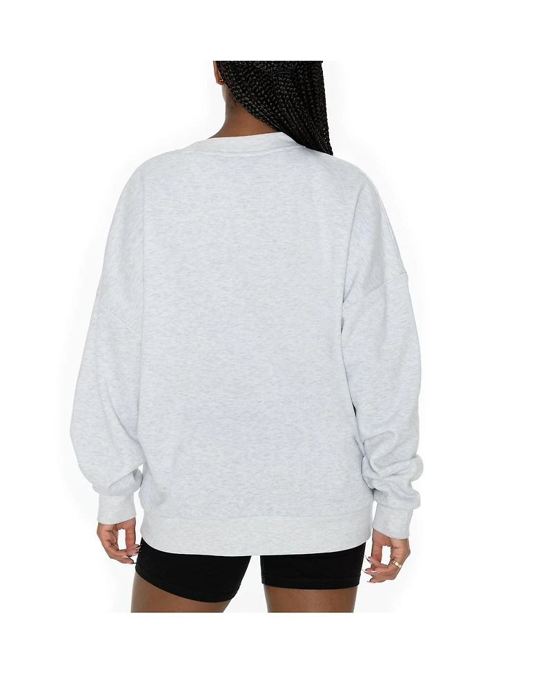 Gameday Couture Women's Ash Georgia Bulldogs Premium Fleece Pullover Sweatshirt