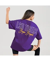 Gameday Couture Women's Purple Lsu Tigers Oversized Back at Ya T-Shirt