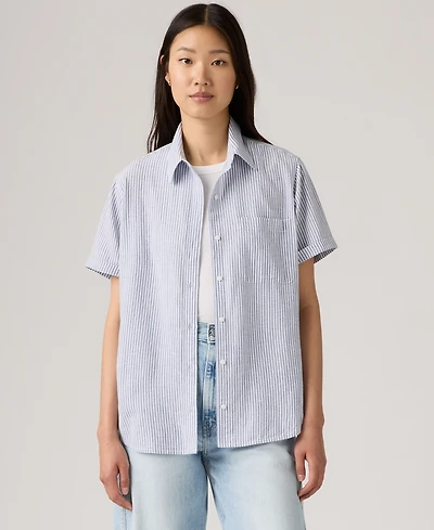 Levi's Women's Darlene Printed Short-Sleeve Shirt