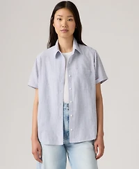 Levi's Women's Darlene Printed Short-Sleeve Shirt