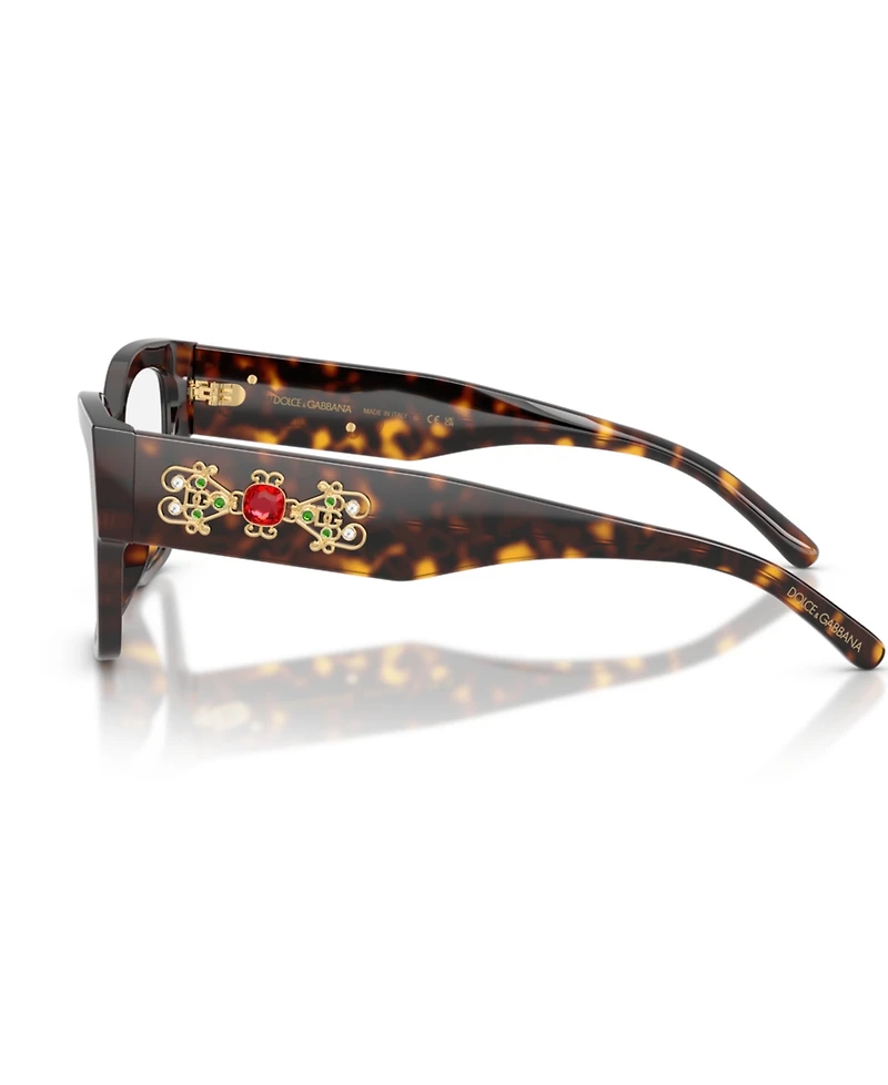 Dolce Gabbana Women's Butterfly Eyeglasses