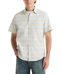 Nautica Men's Oxford Stripe Regular-Fit Shirt