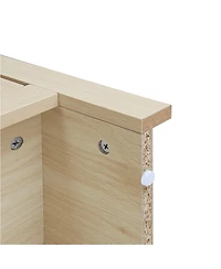 Casainc Arched Kitchen Pantry with Adjustable Shelves, Farmhouse Storage Cabinet for Kitchen, Dining, or Living Room