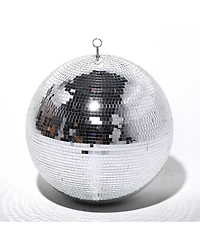 Yescom 20" Large Disco Ball Mirror Big Hanging Glass Decor for 70s 80s Party Events Wedding Dj Dance Club Stage Lighting Silver