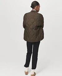 Mango Women's Oversize Quilted Anorak